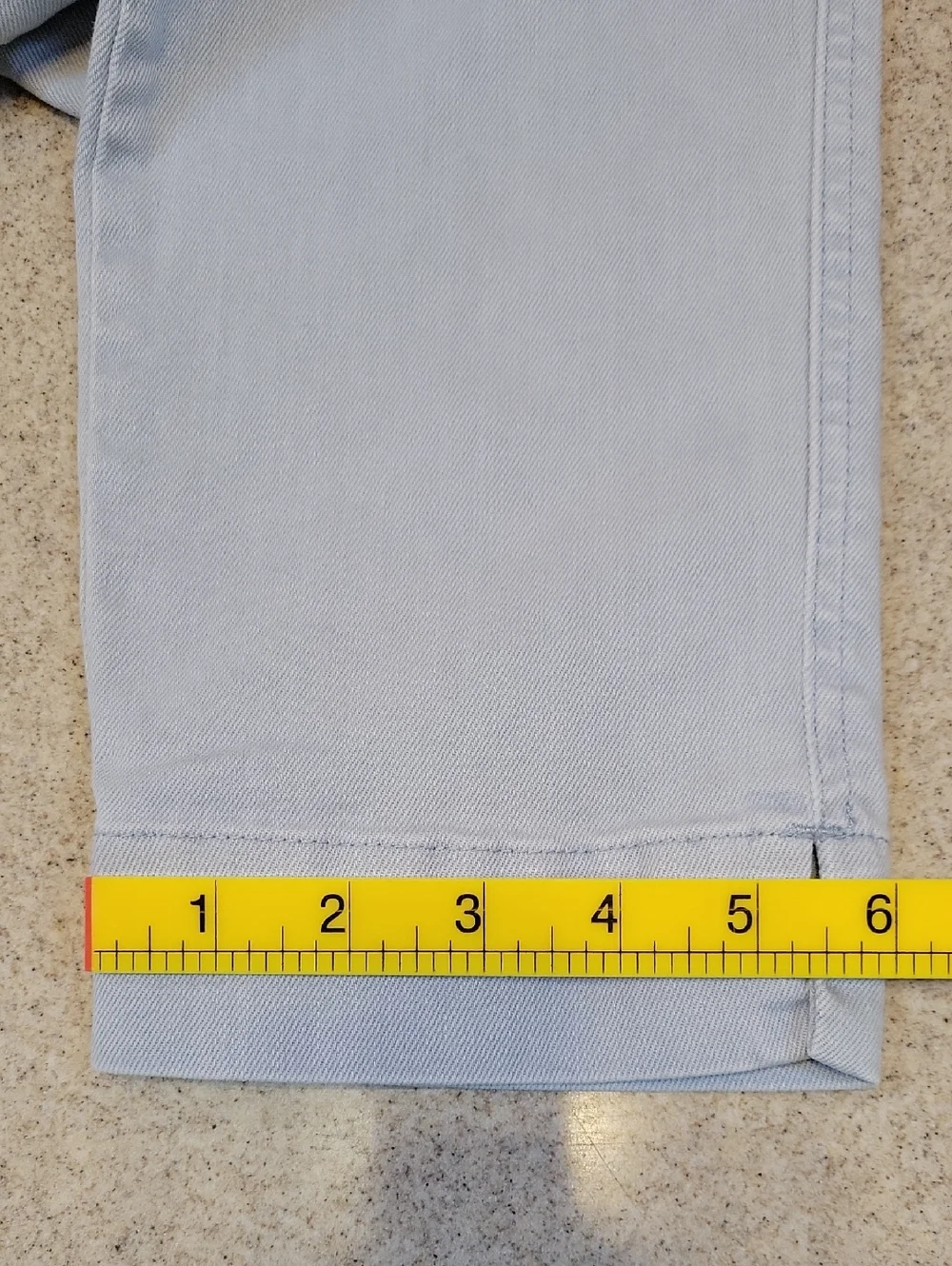 GAP Slim Crop Pants Cerulean Blue Cotton Stretch Size 02